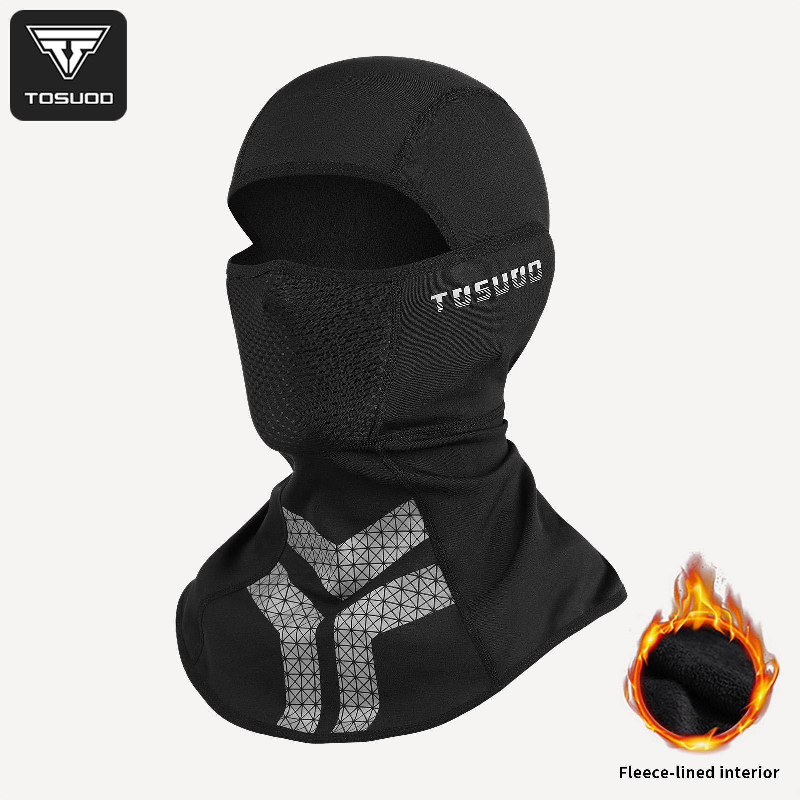 Balaclava Ski Mask - TOSUOD Winter Thermal Fleece Balaclava Windproof