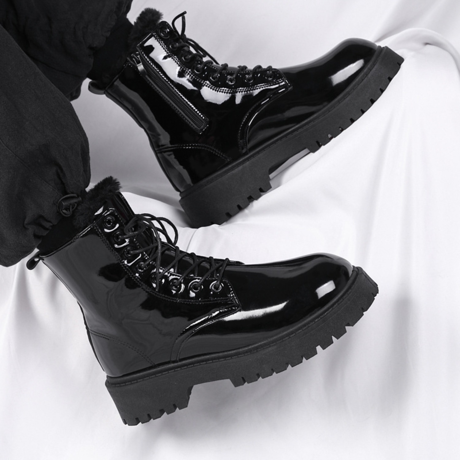 Men's warm plush high-top boot - đánh giá và giá Waterproof Winter Boot