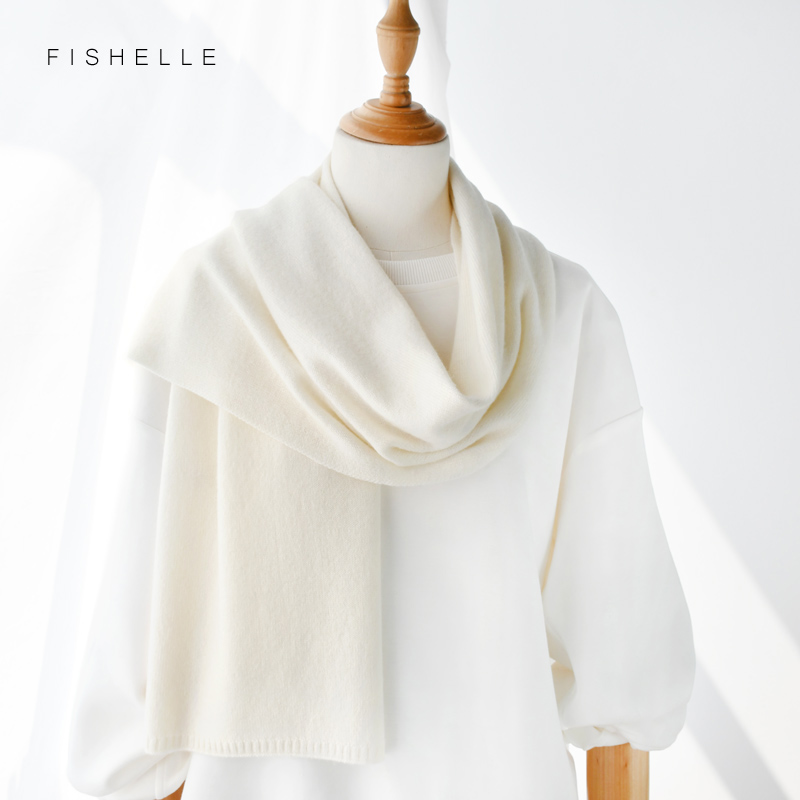 Trắng Khăn Len Nữ Mùa Đông Dệt - đánh giá và giá Wool Scarf Men