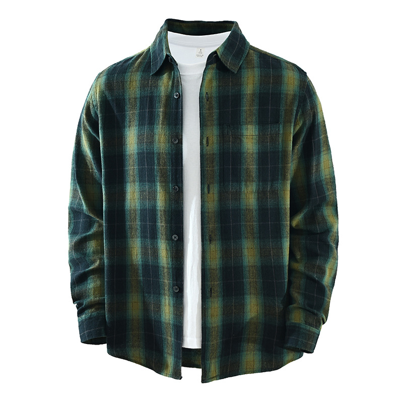 Oversized 100% Cotton Men's Pl - đánh giá và giá Flannel Shirt Lined