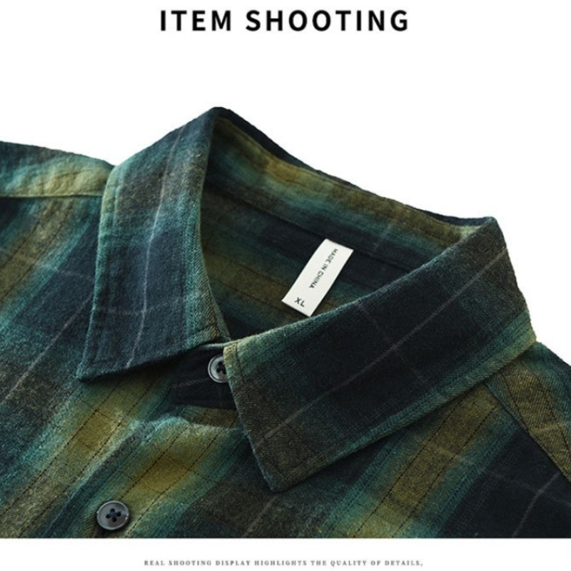 Oversized 100% Cotton Men's Pl - đánh giá và giá Flannel Shirt Lined