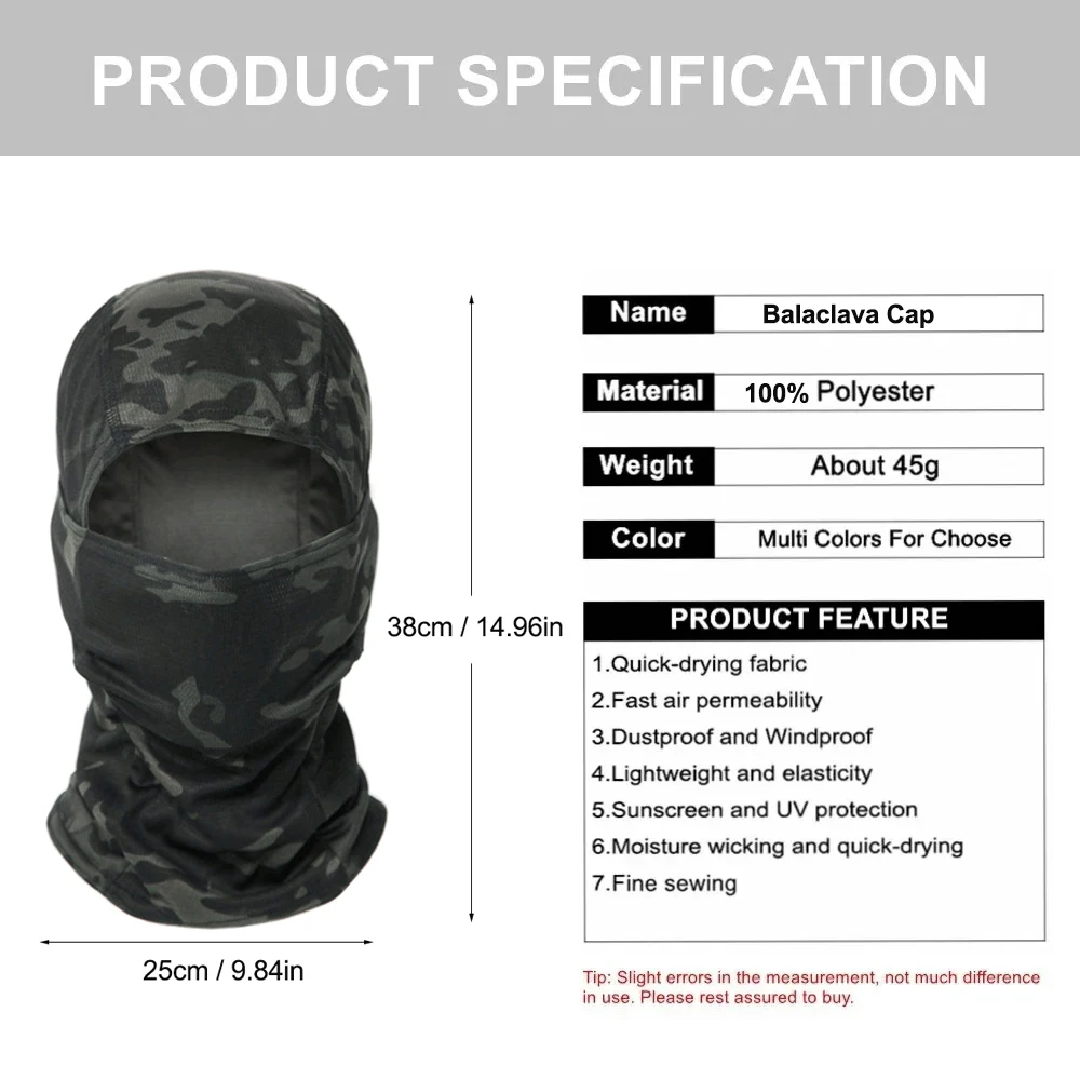 Camouflage Balaclava Hat Cycli - đánh giá và giá Balaclava Ski Mask