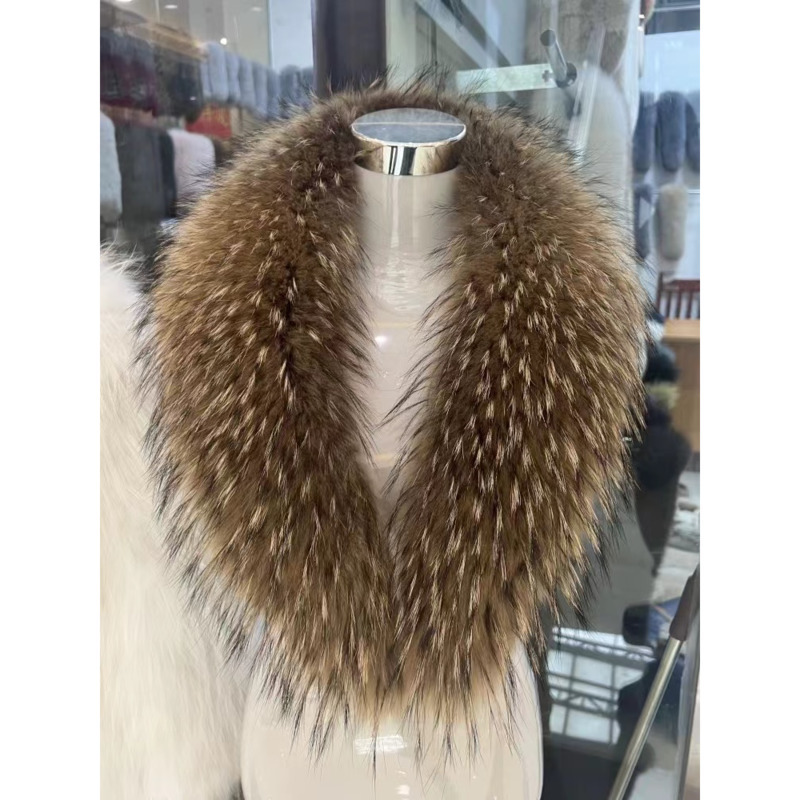 Raccoon Fur Collar Female Wint - đánh giá và giá Shawl Wrap Winter