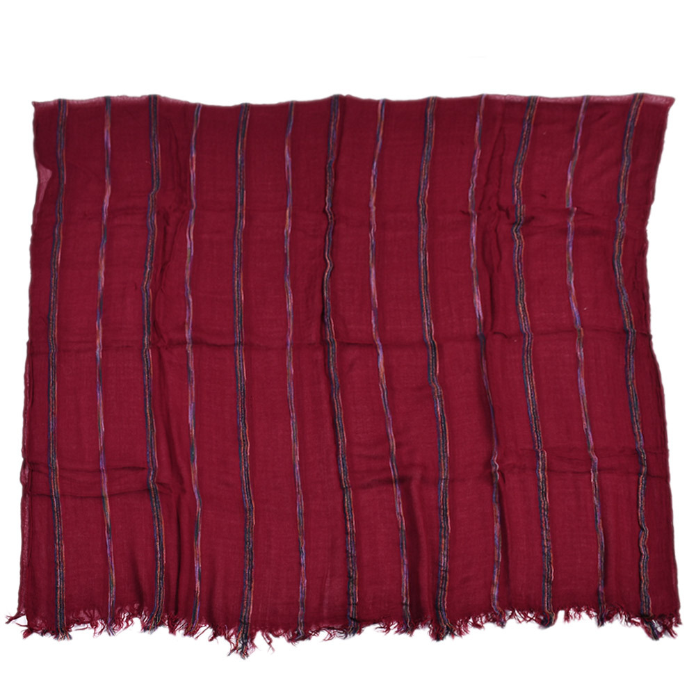 Cotton Linen Fashion Striped M - đánh giá và giá Wool Scarf Men